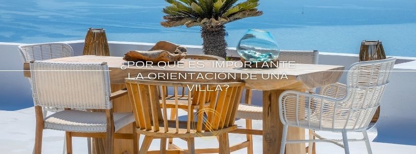 orientación villa Costa Blanca sol